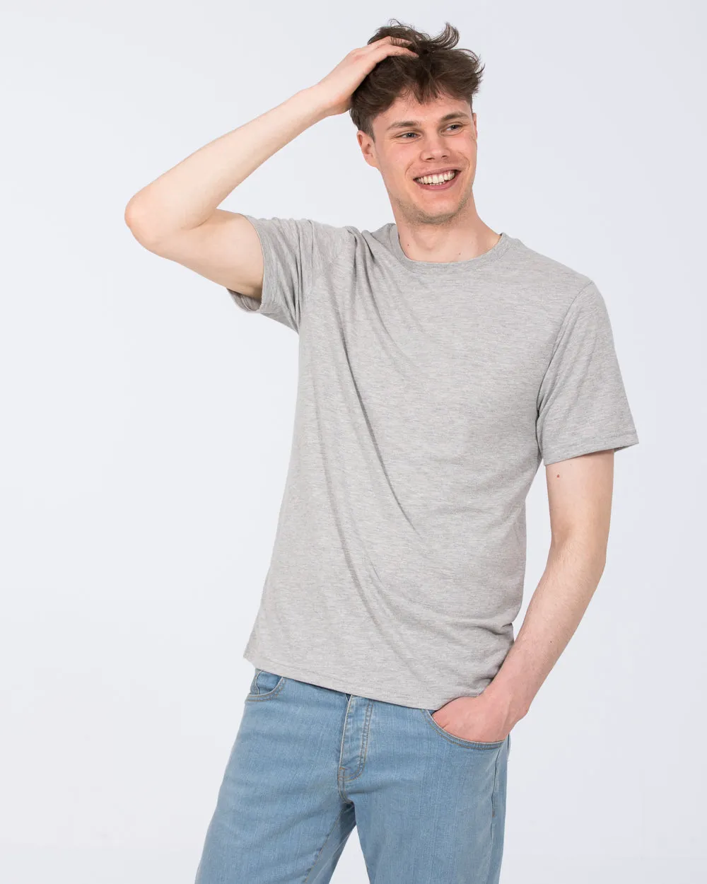 2t Lenny Tall Regular Fit T-Shirt (light grey)