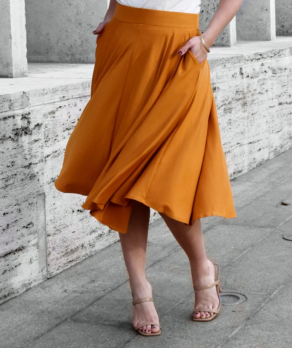 ALIYAH skirt in Mustard