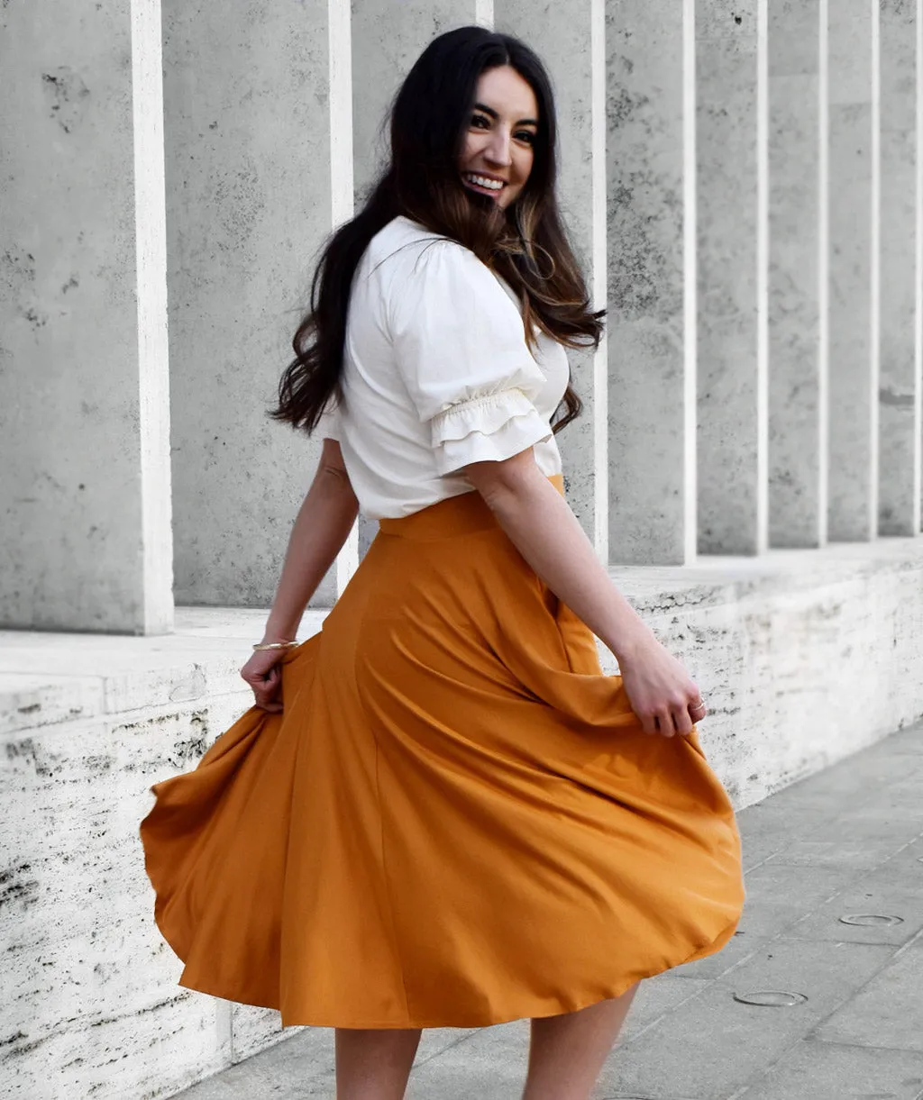 ALIYAH skirt in Mustard