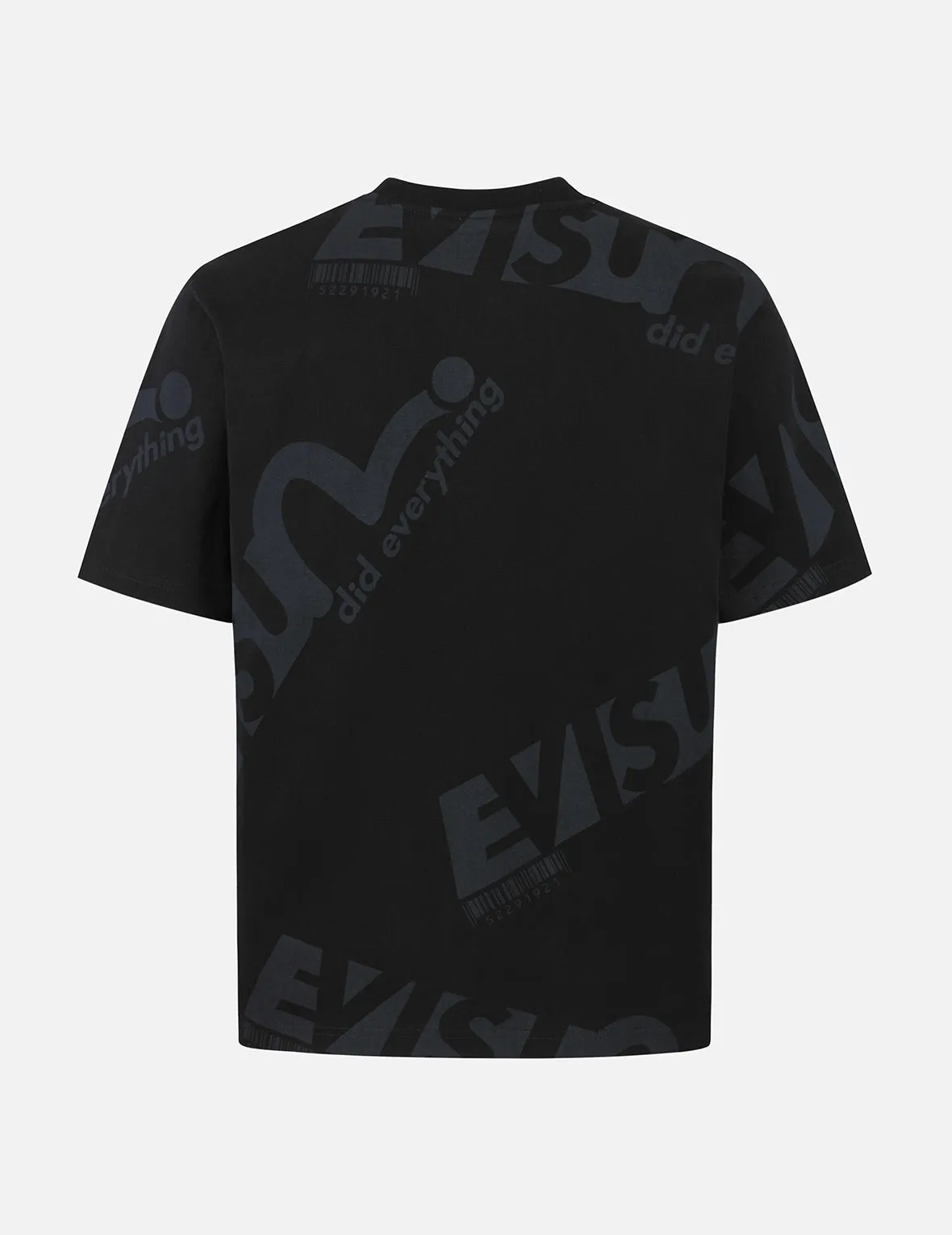 Allover Logo and Seagull Print Regular Fit T-Shirt