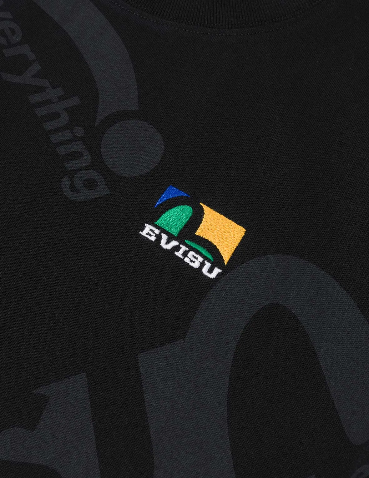 Allover Logo and Seagull Print Regular Fit T-Shirt