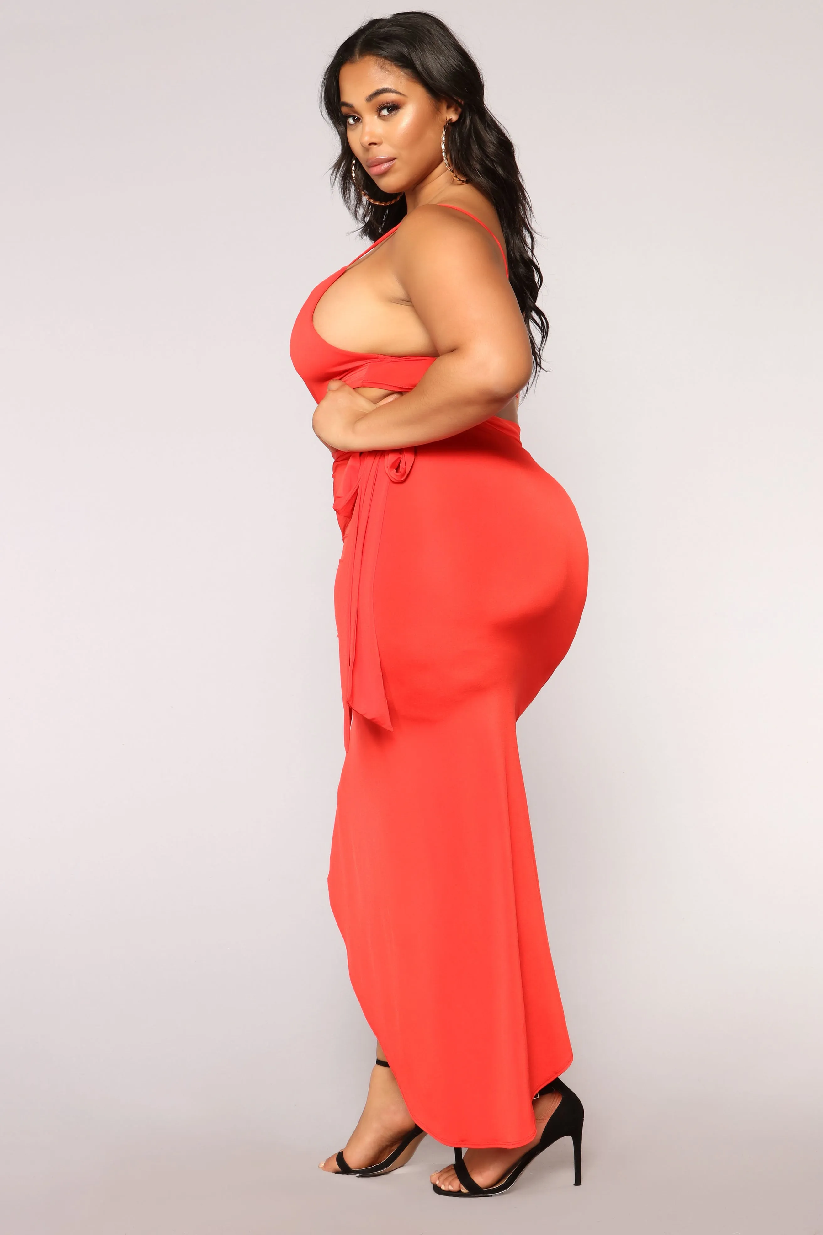 Always On Your Mind Maxi Dress - Red