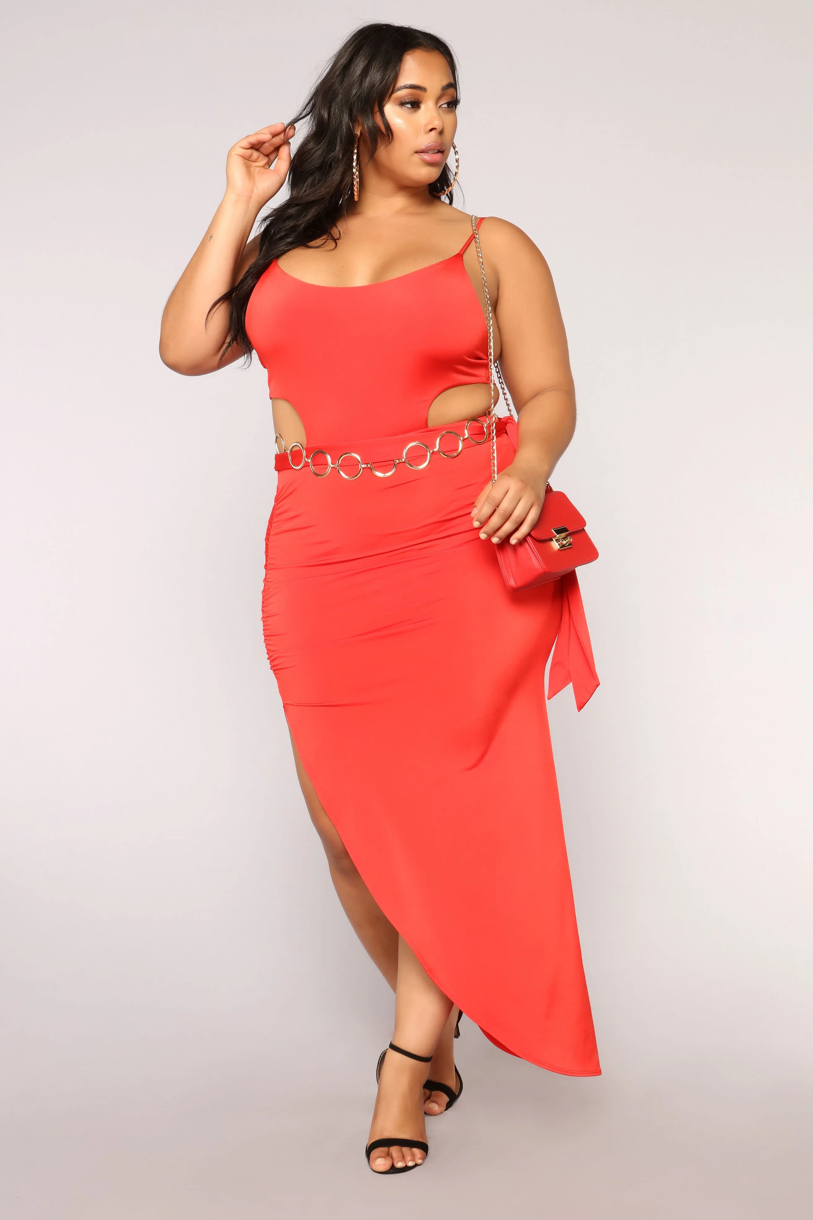 Always On Your Mind Maxi Dress - Red