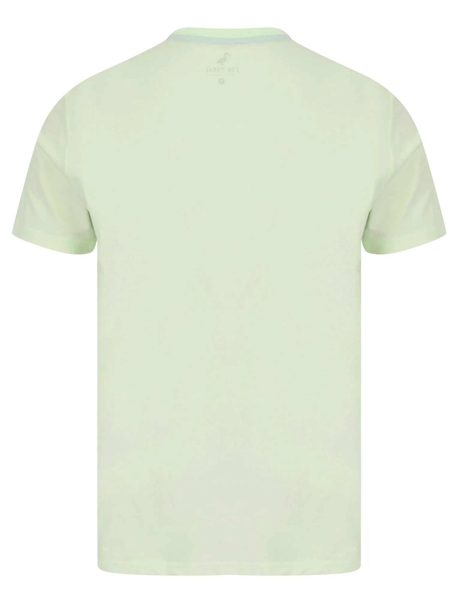 Armagh Motif Cotton Jersey T-Shirt in Hint Of Mint - South Shore