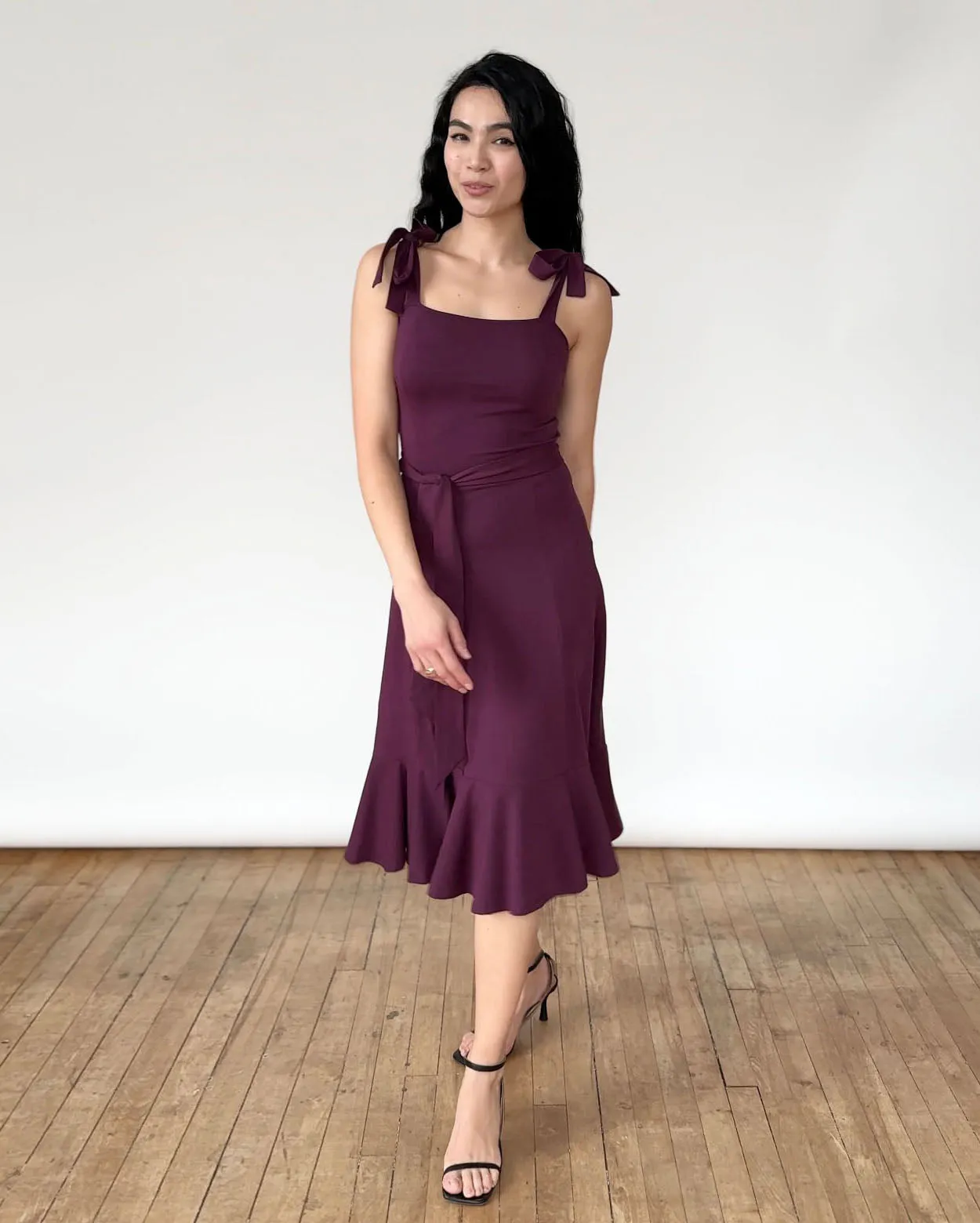 ASPEN dress in Eggplant