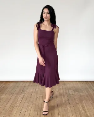 ASPEN dress in Eggplant