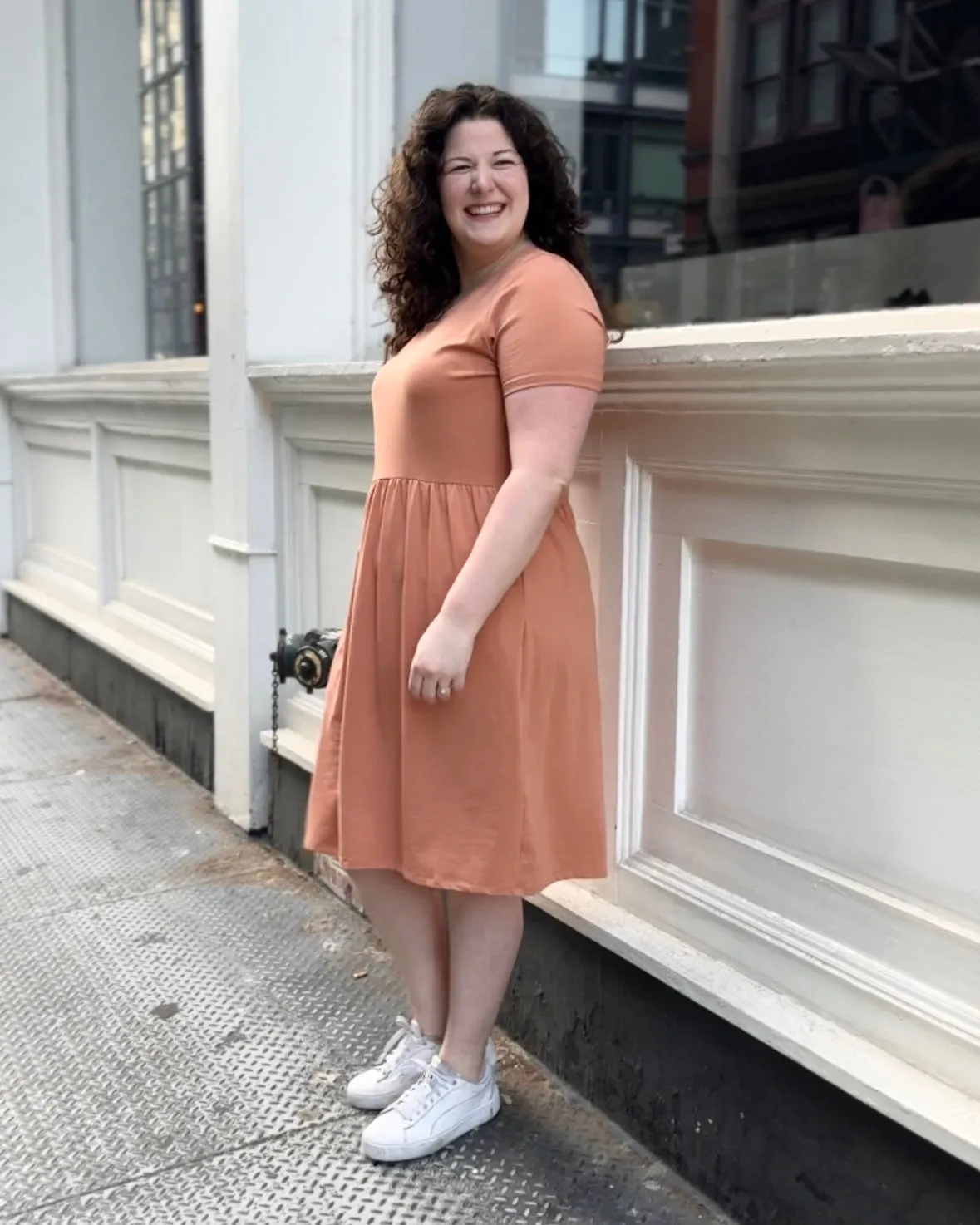 ASTER dress in Italian Clay