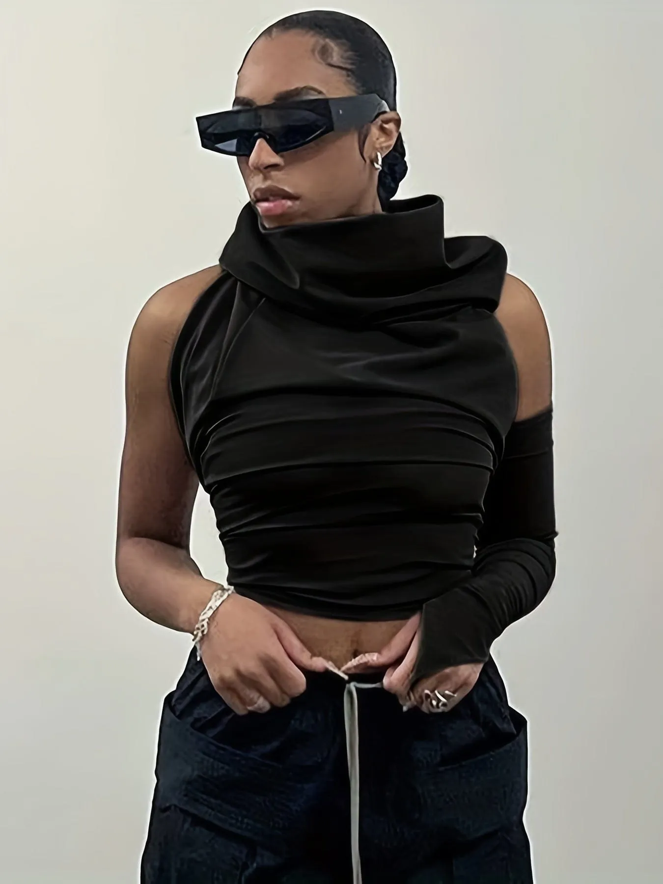 Asymmetrical Tunic Top