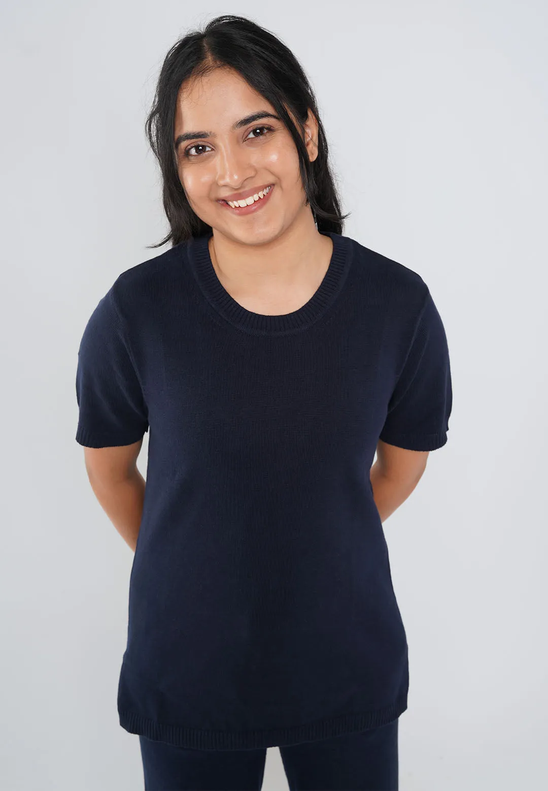 At-Ease Cotton Knit Top