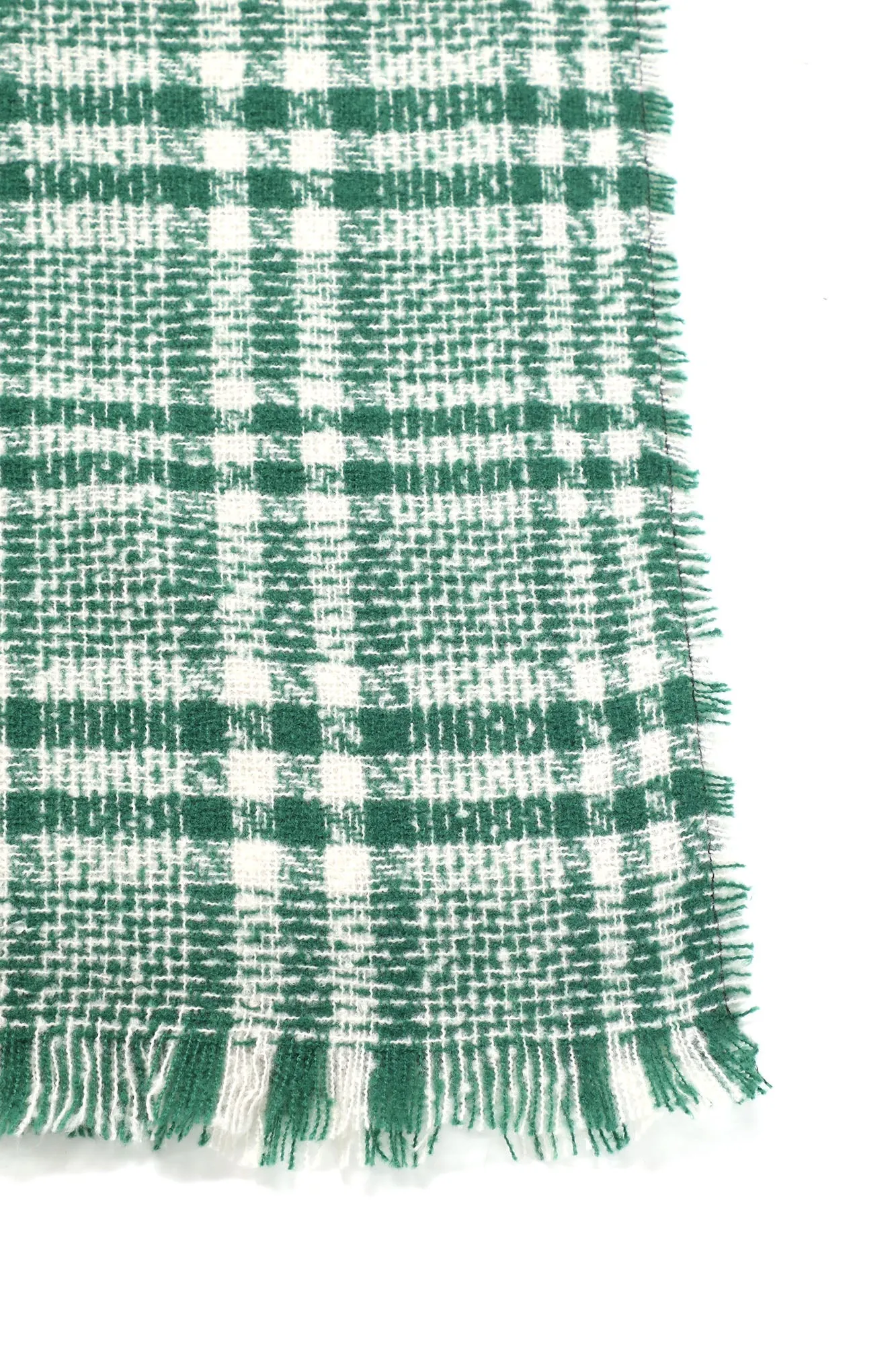 Autumn Stroll Plaid Scarf - Green