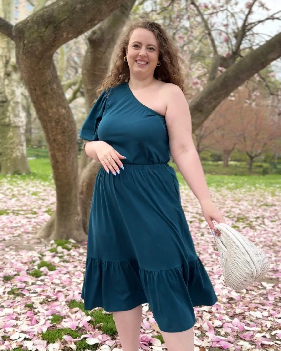 BEGONIA top in Tidal Teal