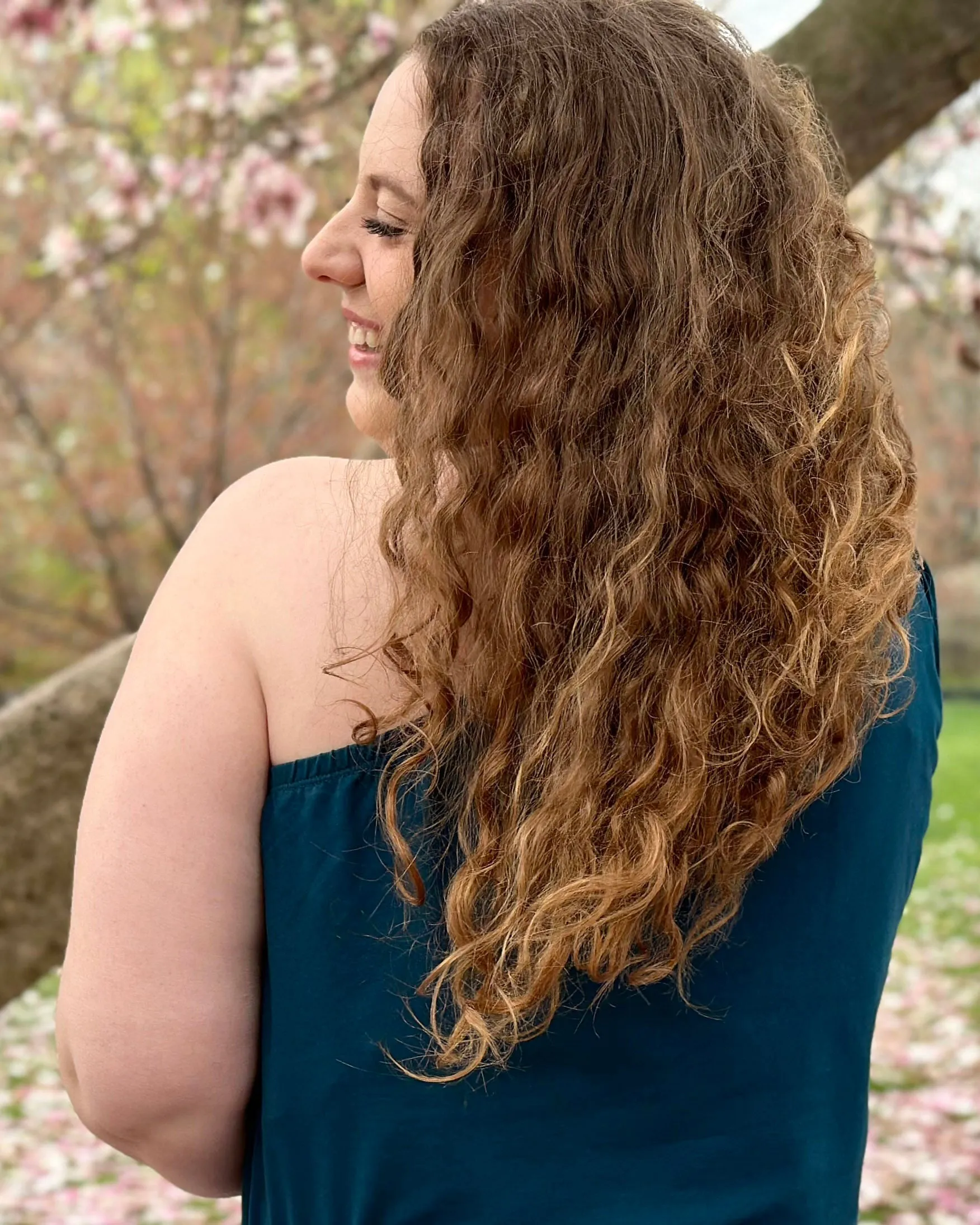 BEGONIA top in Tidal Teal