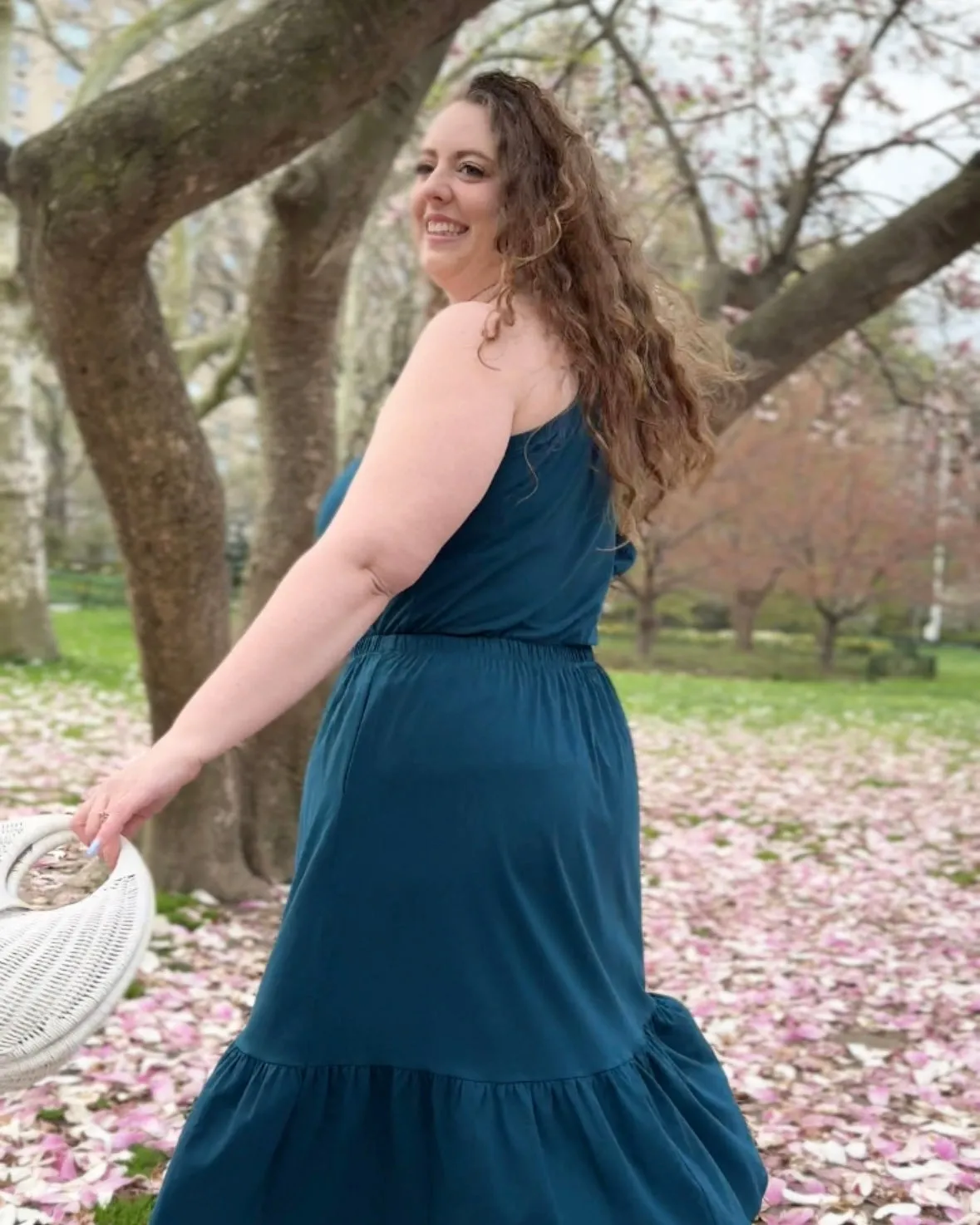 BEGONIA top in Tidal Teal