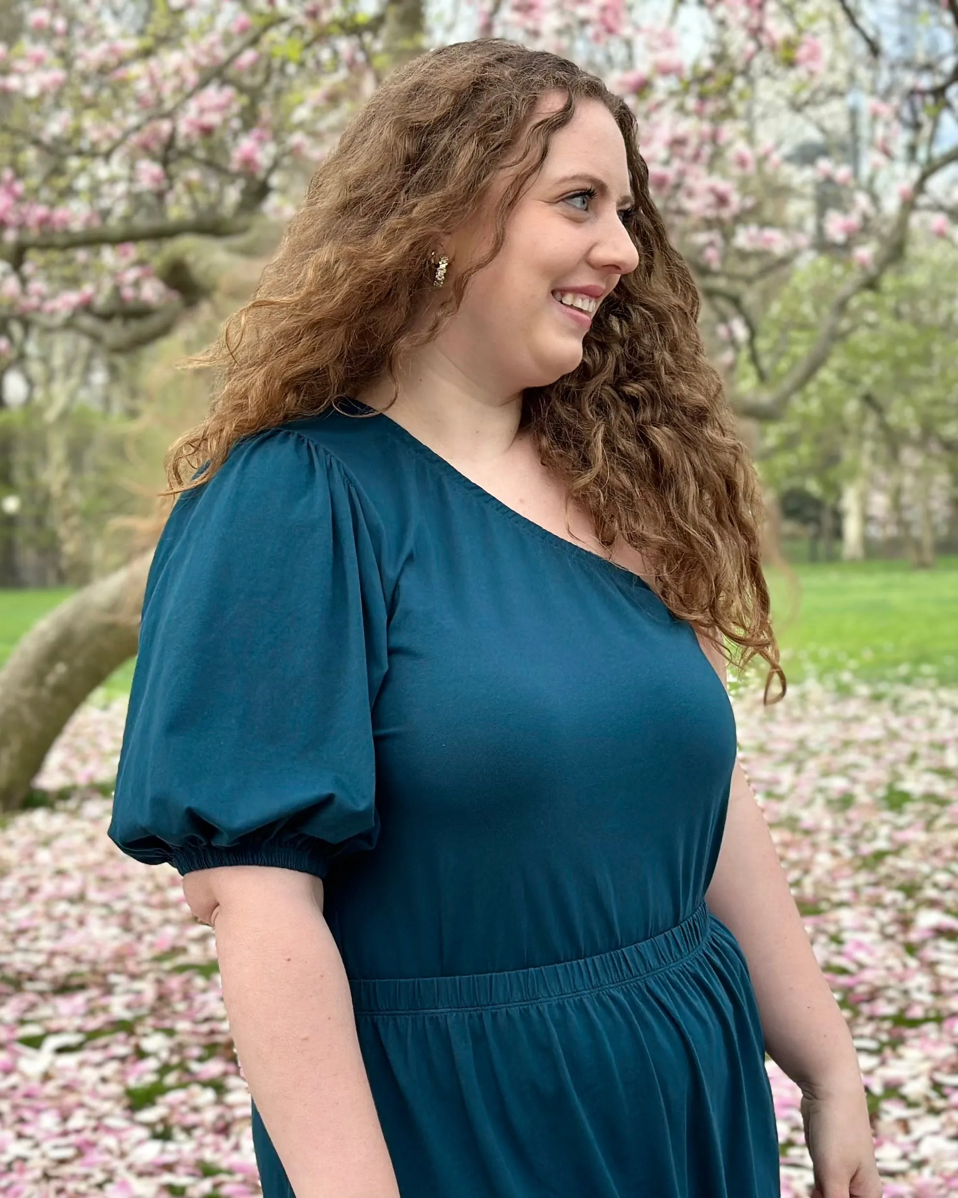 BEGONIA top in Tidal Teal