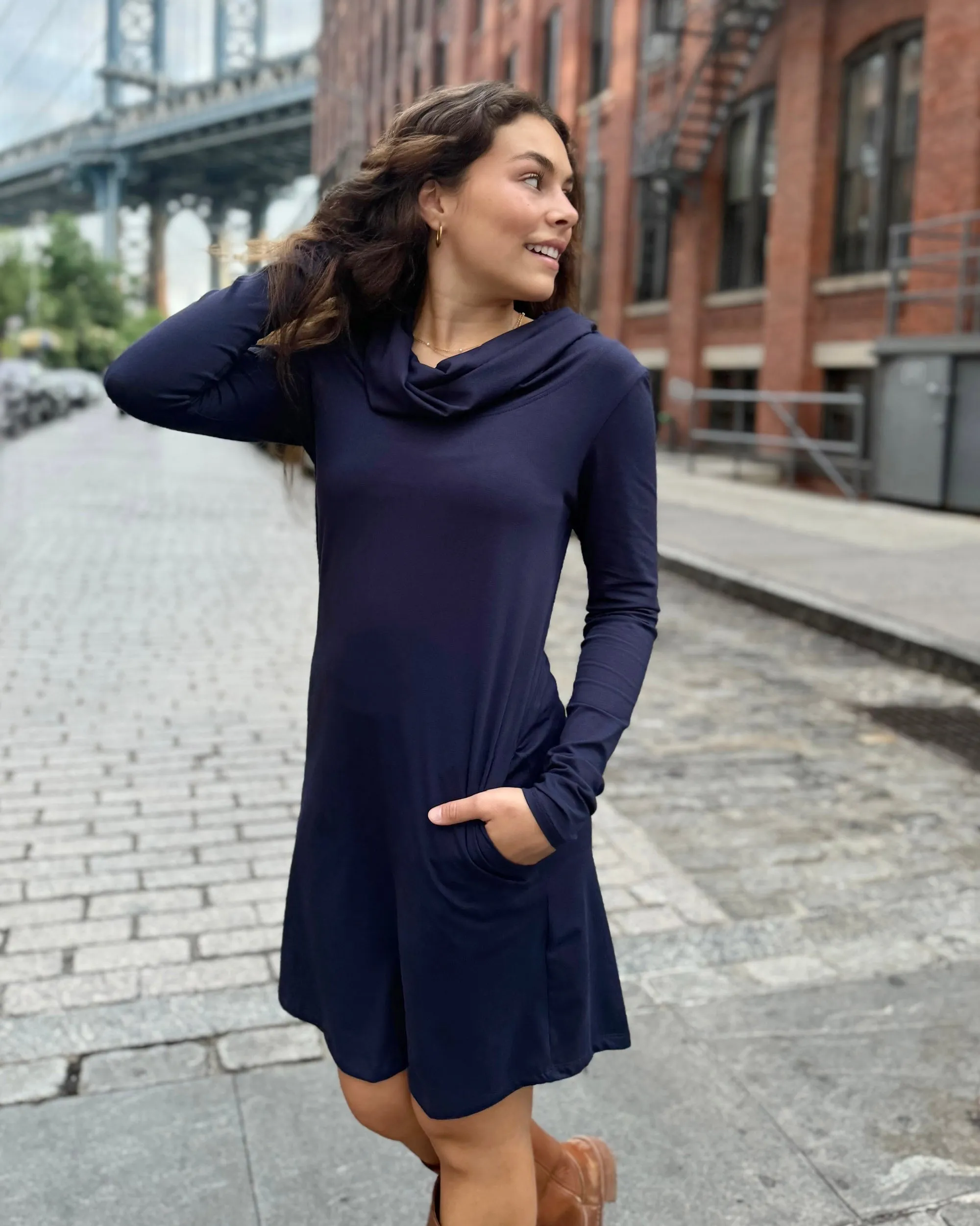 BENNETT dress in Navy