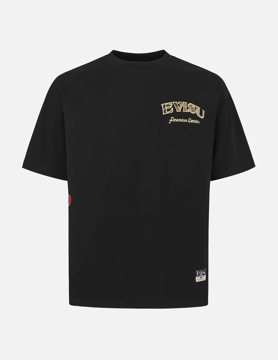 Brocade logo and Kamon Appliqué Relax Fit T-shirt