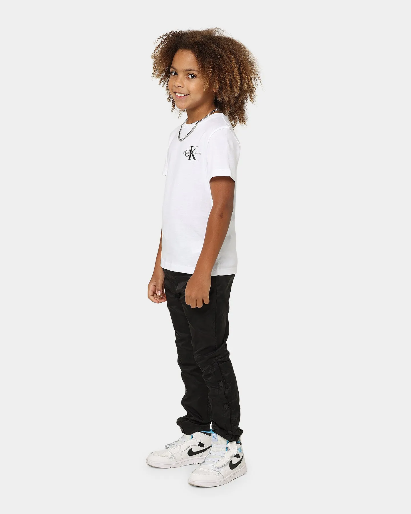 Calvin Klein Kids' Chest Monogram T-Shirt Bright White
