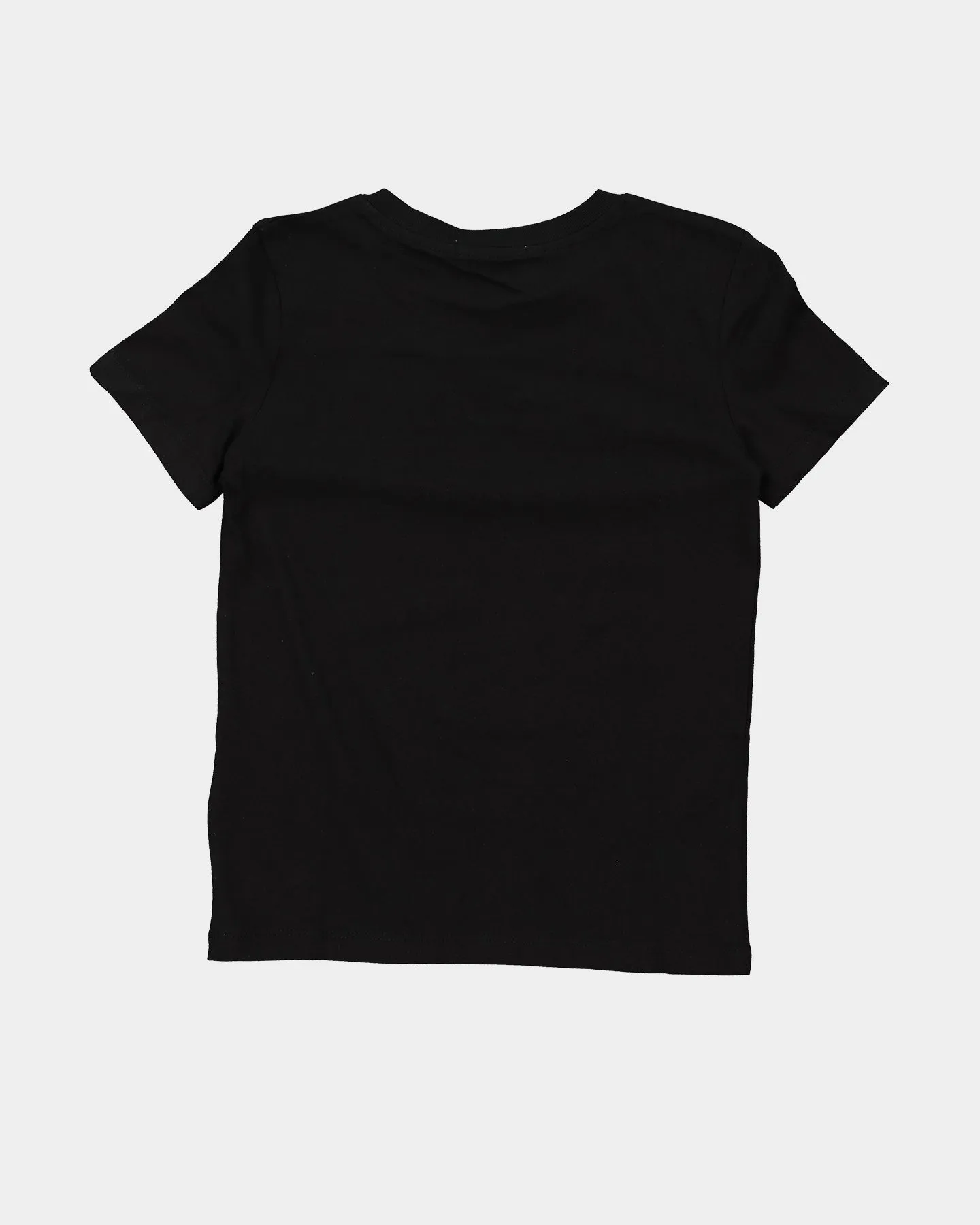 Calvin Klein Kids' Micro Flock Logo Fitted T-Shirt Black