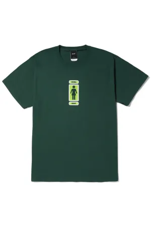 HUF x GIRL LIMITED EDITION SPRINGWOOD S/S TEE - FOREST GREEN