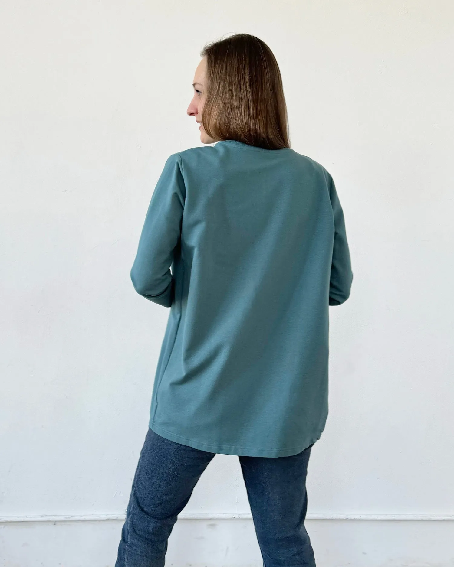 KAEDE cardigan in Dark Aqua<br/>$39 (JUST ADD TO CART)