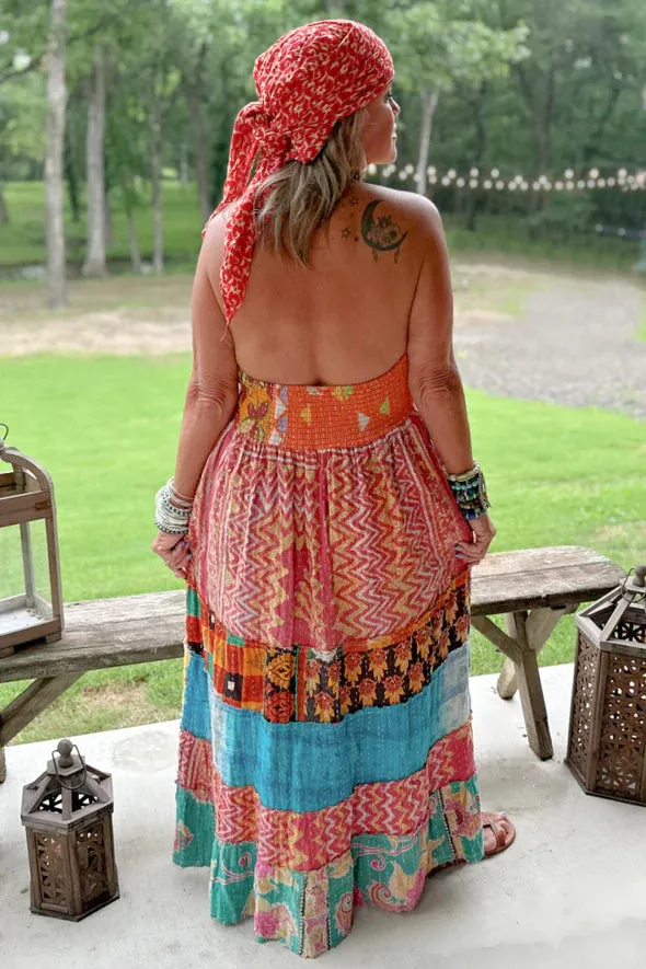 Kantha Sunrise Dress "Emily" by Jaded Gypsy