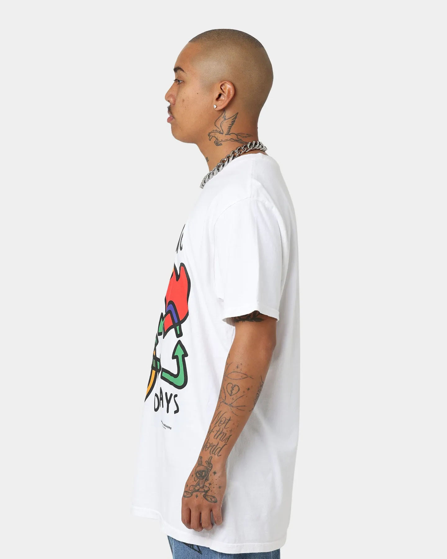Lifted Anchors No Bad Days T-Shirt White