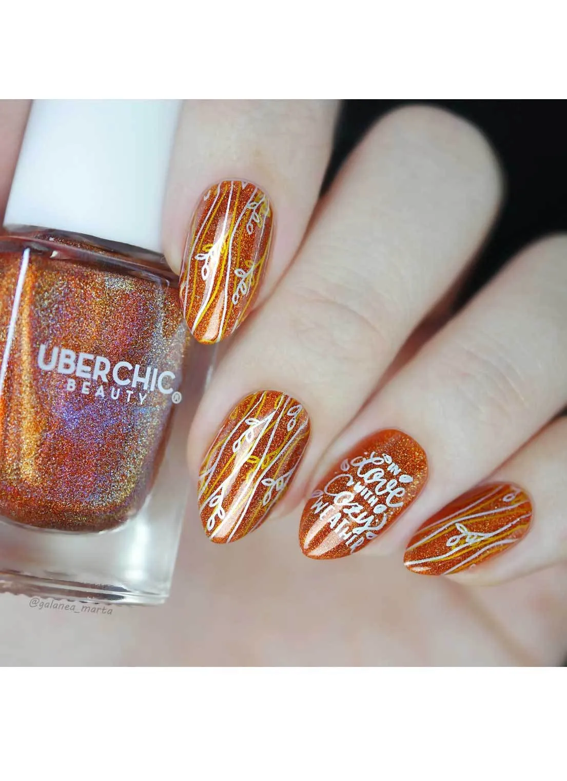 Lovely Leaves 5 - Uber Chic Stamping Plate