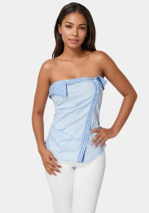 Ruched Asymmetric Top