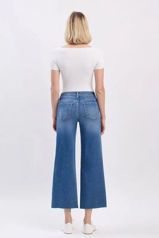 Soft Stretch Crop Flare Jeans