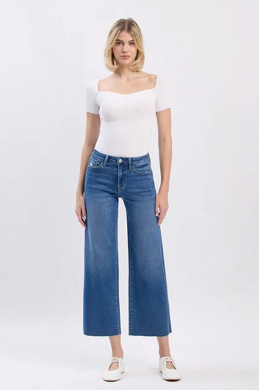 Soft Stretch Crop Flare Jeans