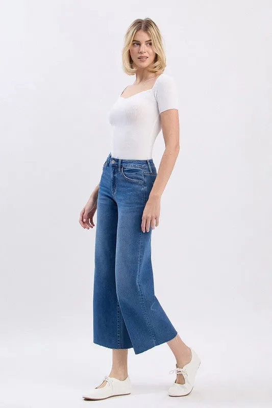 Soft Stretch Crop Flare Jeans