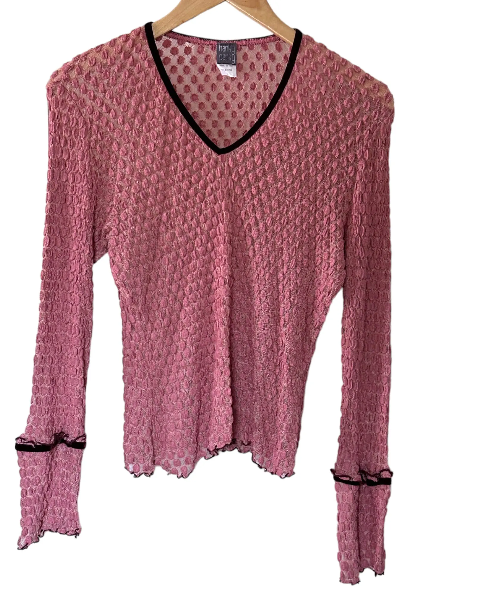 Soft Summer Mauve Stretch Gauze Top