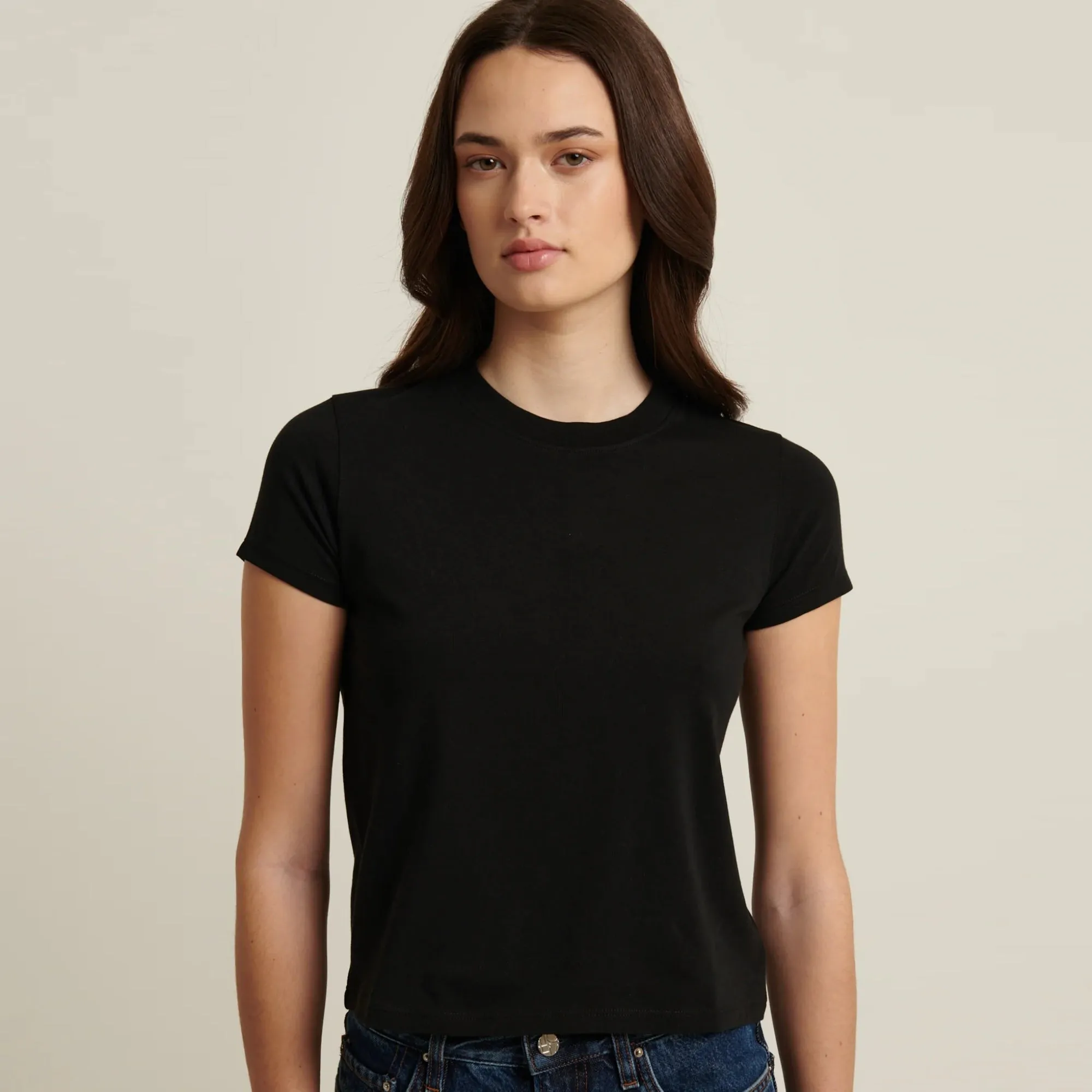 SS Iconic Pima Stretch Baby Tee