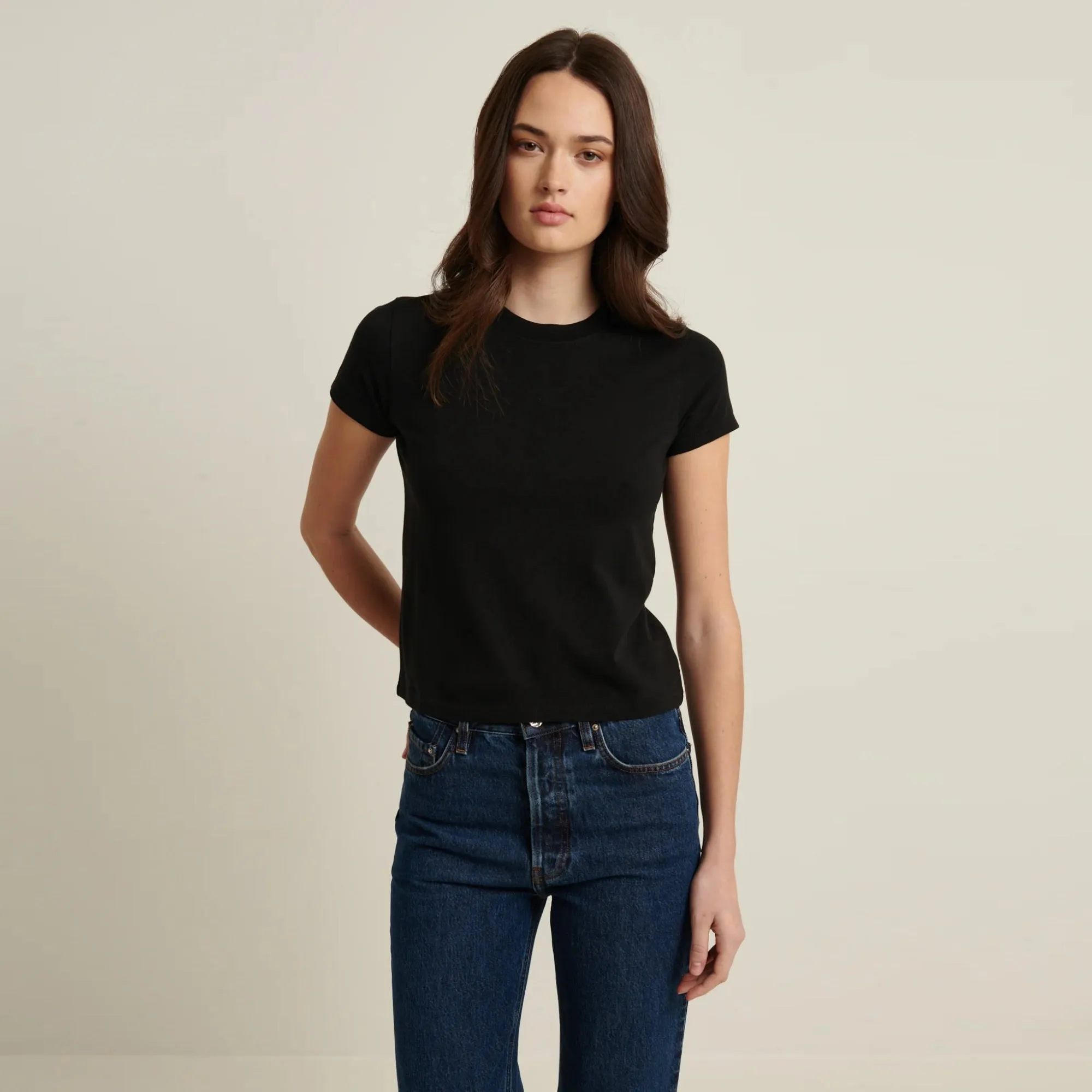 SS Iconic Pima Stretch Baby Tee