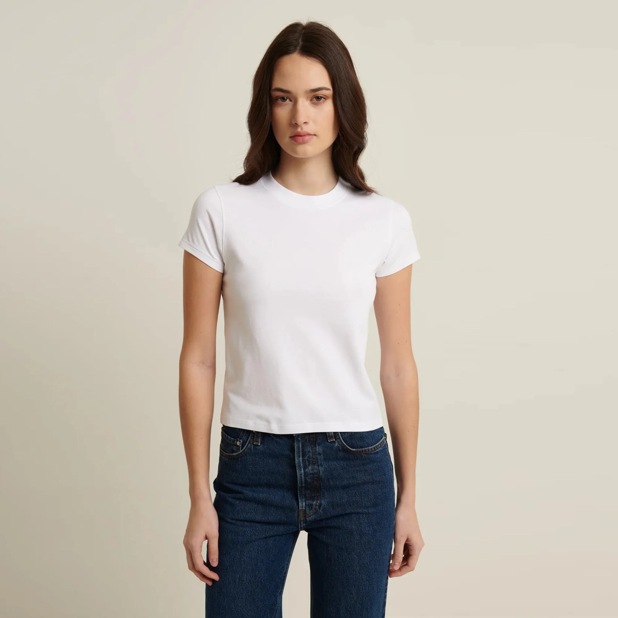 SS Iconic Pima Stretch Baby Tee