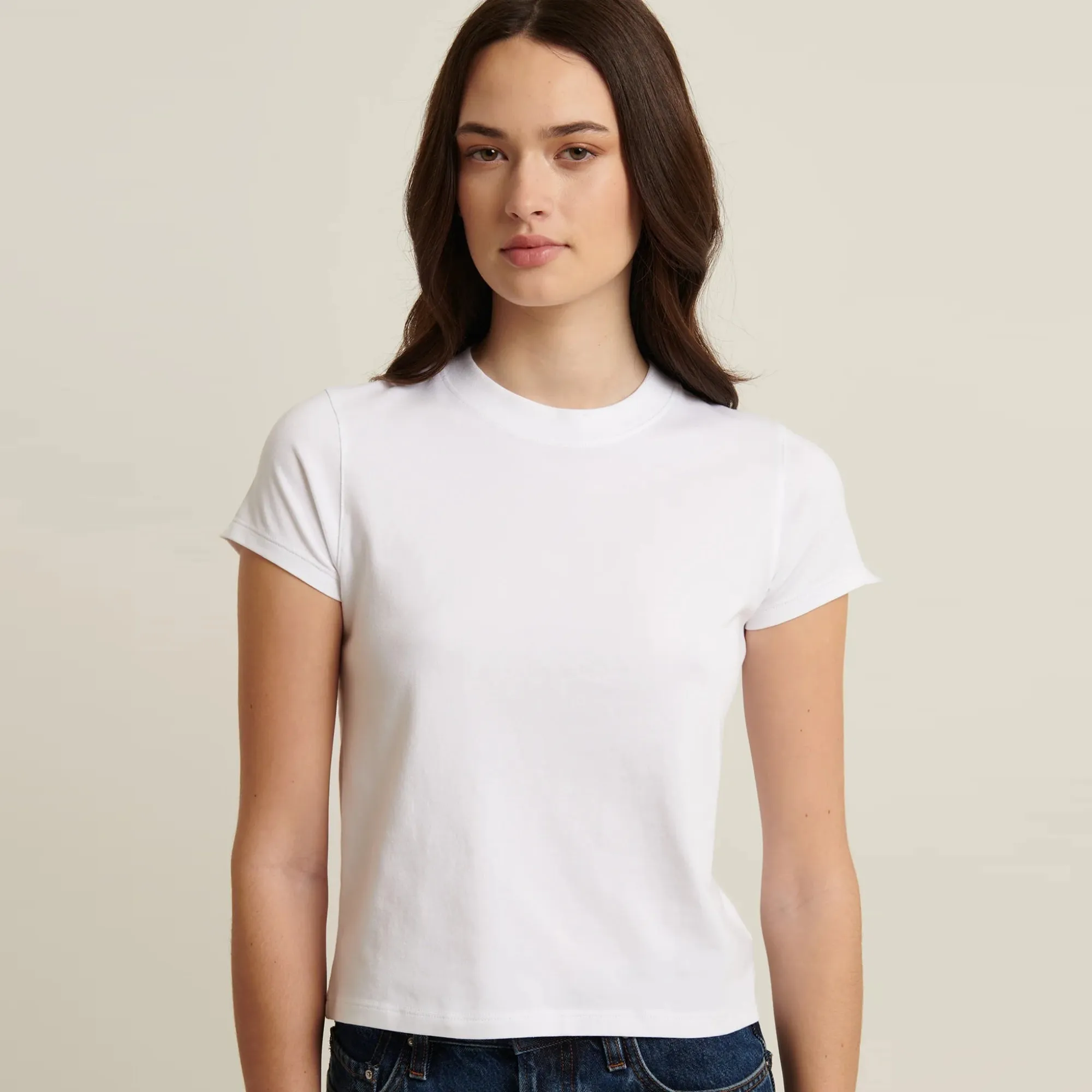 SS Iconic Pima Stretch Baby Tee