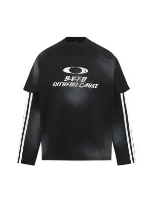 Thesupermade Faux Two-piece Long-sleeved T-shirt