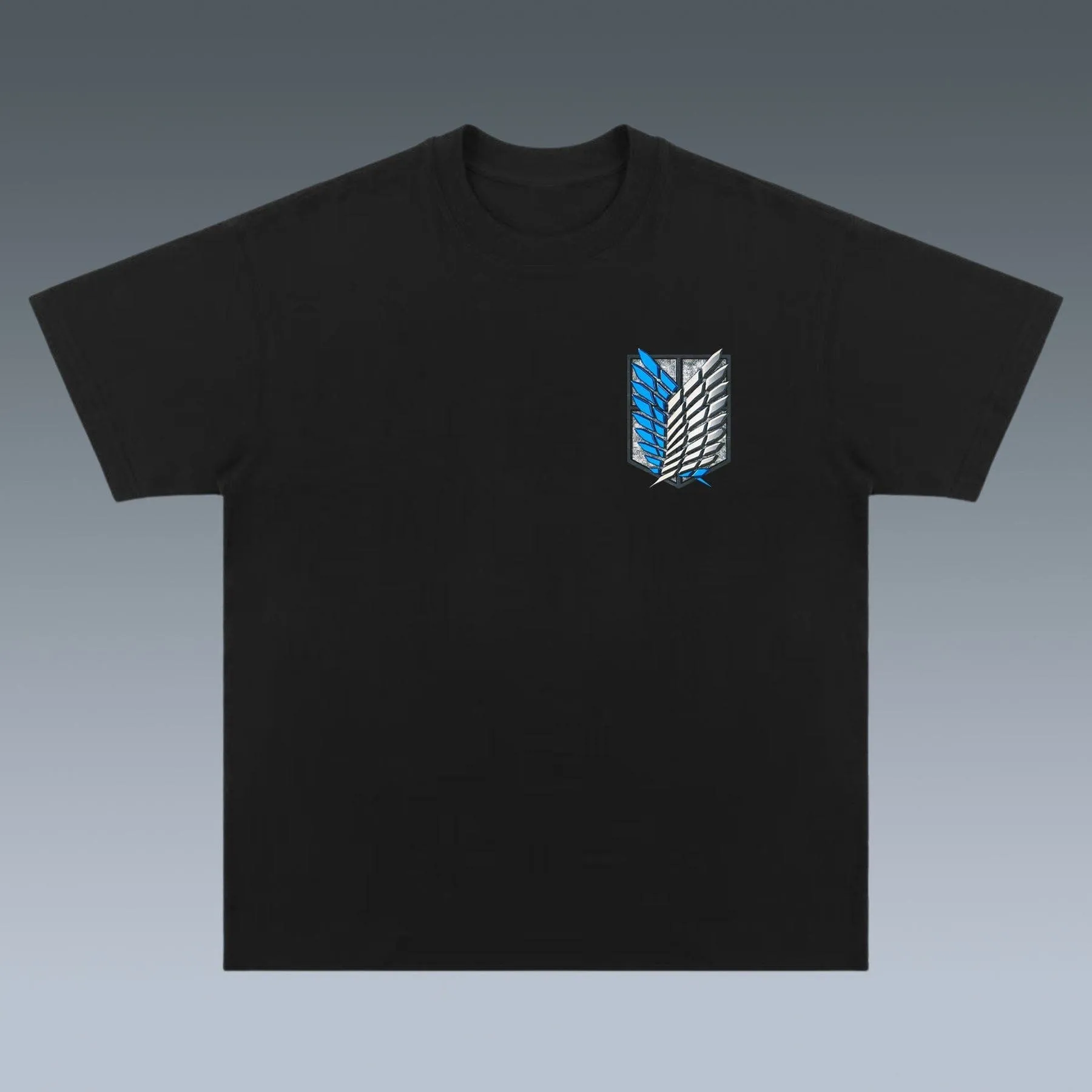 VINTAGE TEE |  ATTACK ON TITAN & GIVE YOUR HEARTS
